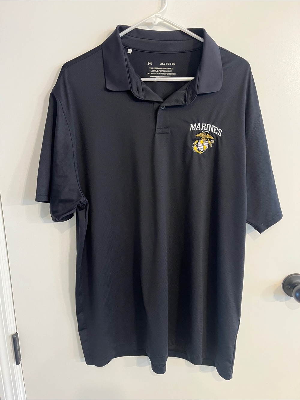 Men’s Size XL Under Armour U.S.M.C. Marines Polo